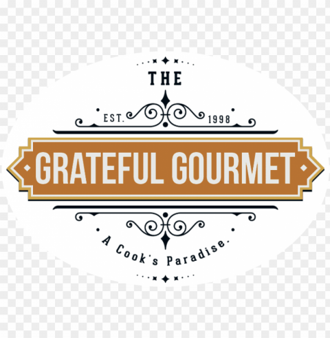 the grateful gourmet co - label HighQuality Transparent PNG Isolated Element Detail