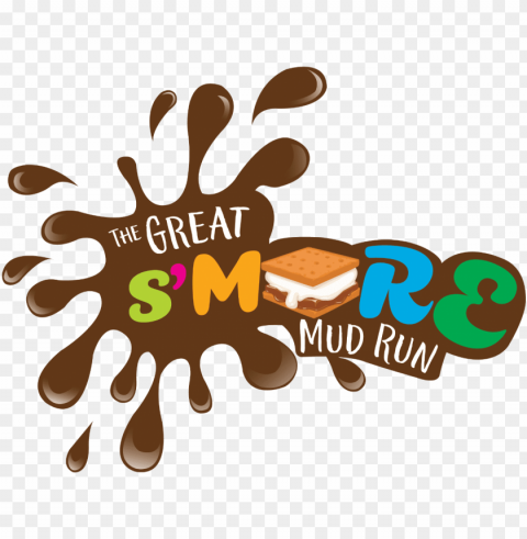 the great s'more mud run - illustratio Clear PNG graphics