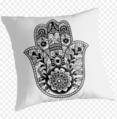 the hamsa hand throw pillows by carolyn huane redbubble - hamsa hand logo tote ba Transparent PNG pictures complete compilation PNG transparent with Clear Background ID 3eb5f874