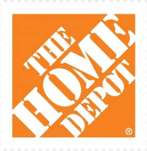 the home depot logo vector free PNG files with transparent backdrop