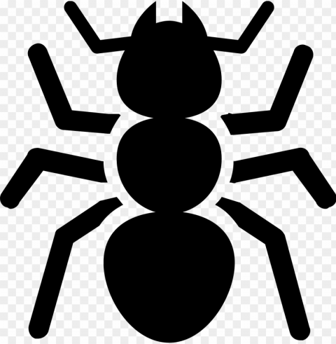 the icon has 3 horizontal oval like shapes connected - ant icon PNG Graphic Isolated on Clear Background Detail
