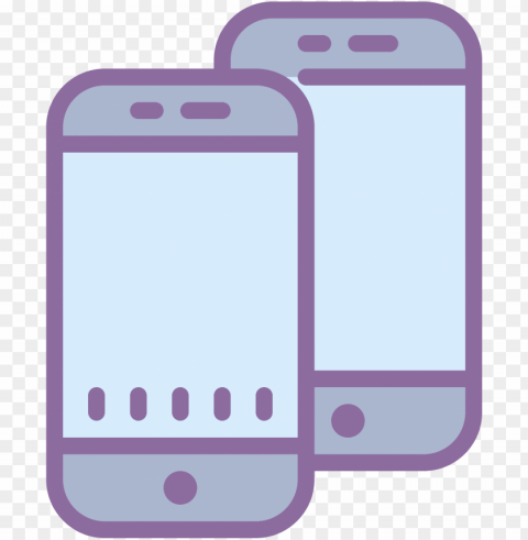 the icon is shaped like two horizontal rectangles - icon Isolated Object on Transparent PNG