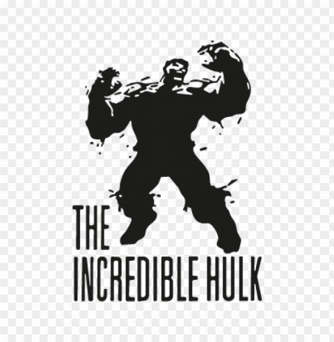 the incredible hulk vector logo free Transparent Background Isolation in HighQuality PNG