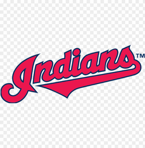 the line up - cleveland indians logo Clean Background Isolated PNG Illustration