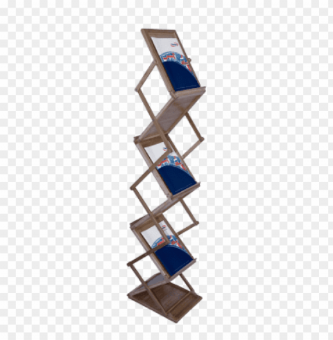 the literature rack bamboo is our eco-friendly version - brochure rack 3d model free download Clean Background Isolated PNG Graphic Detail