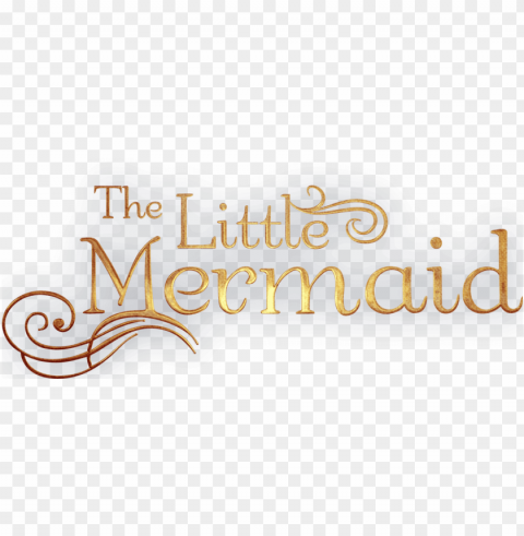 the little mermaid - calligraphy Clear Background Isolated PNG Icon