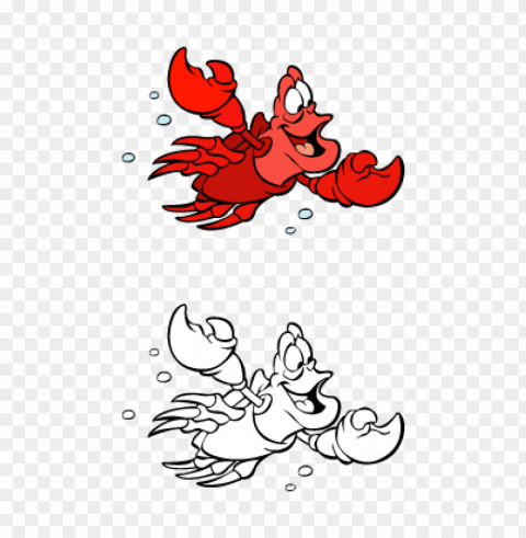 the little mermaid sebastian vector free download PNG images for printing
