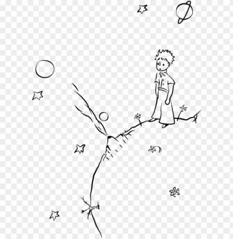 the little prince kids sticker 5202 - dessin le petit prince Clear PNG pictures package