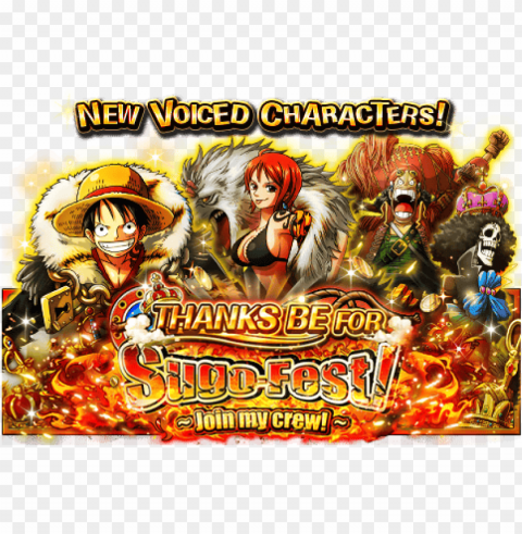the long awaited sugo-fest is on its way to global - one piece treasure cruise sugofest PNG transparent photos comprehensive compilation PNG transparent with Clear Background ID 680d2977