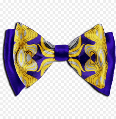 the louis customized for client bowties by joe avery - royal blue and gold bow tie PNG photo without watermark