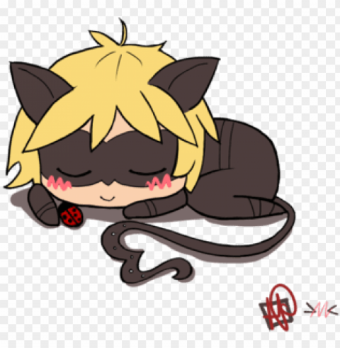 the miraculous ladybug and chat noir by hannzopie on - ladybug kawaii PNG format with no background