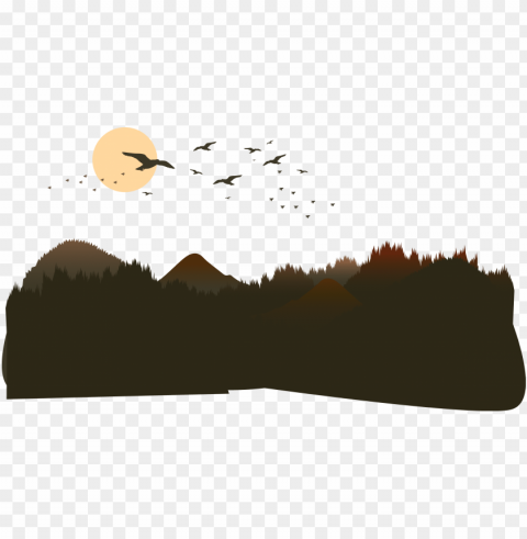 the mountains of the mountain vector - mountain silhouette vector Free PNG images with clear backdrop