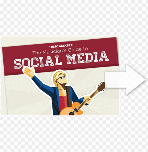 the musician's guide to social media - social media Clear Background Isolated PNG Object