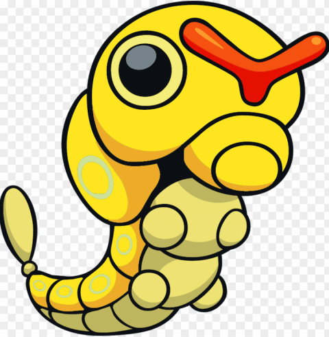 the mystical golden caterpie - shiny caterpie PNG images with no background comprehensive set