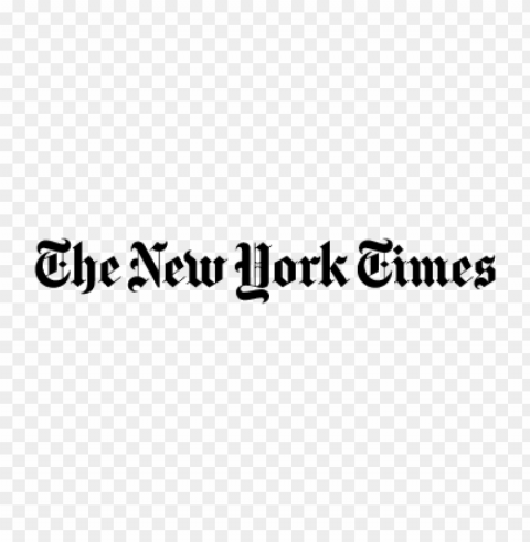 the new york times vector logo Transparent graphics