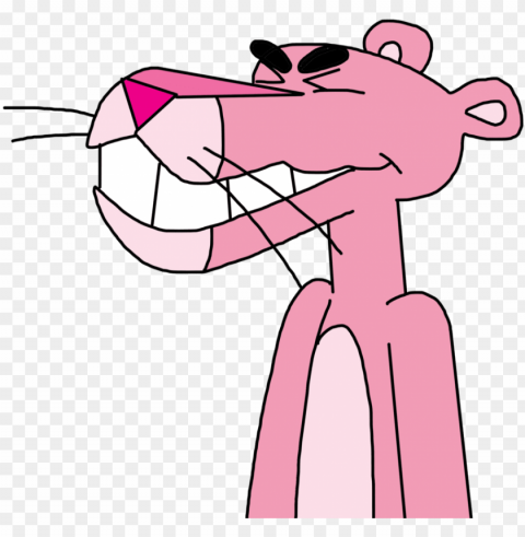 the pink panther laughing by marcospower1996 - pink panther smili Transparent image