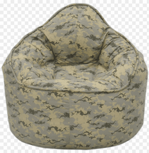 the pod bean bag chair light camo sku - bean bag chair PNG graphics with clear alpha channel