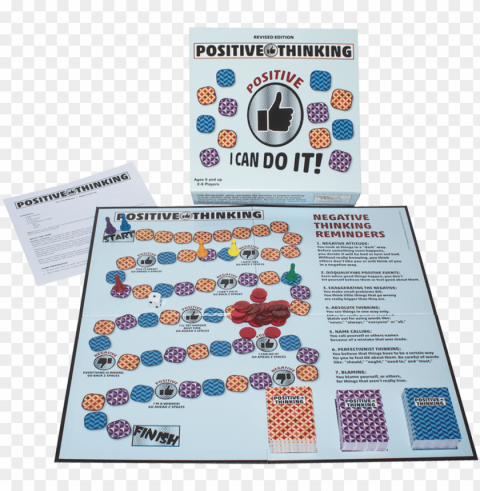 the positive thinking game revised edition - positive thinking board game - 2292 - activity toys PNG graphics with alpha transparency bundle