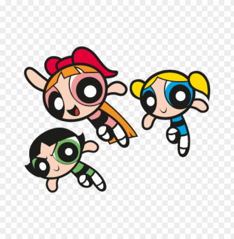 the powerpuff girls vector download free Transparent background PNG clipart
