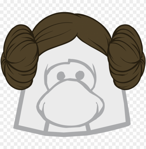 the princess leia icon - princess leia buns clipart Isolated Item on Transparent PNG Format