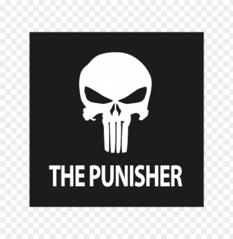 the punisher vector logo free download PNG Isolated Illustration with Clear Background