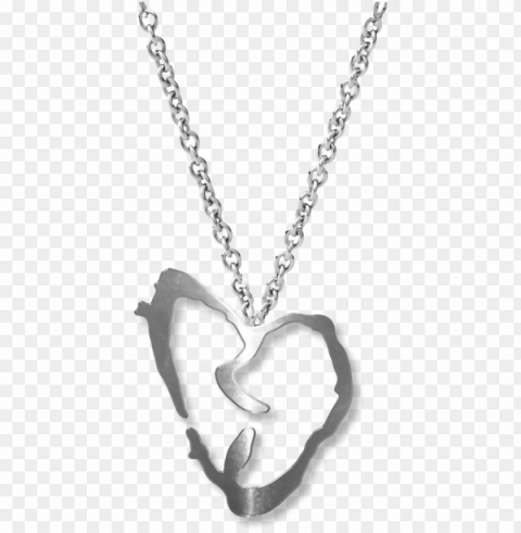 the remedy for a broken heart pendant digital album - necklace PNG Illustration Isolated on Transparent Backdrop