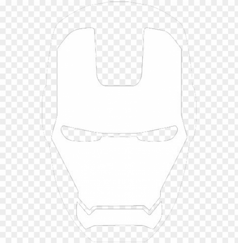 the second one is the gold face plate - iron man mask outline PNG transparent design bundle