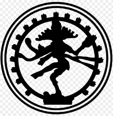 the secret temple icon - nataraja silhouette PNG images without BG