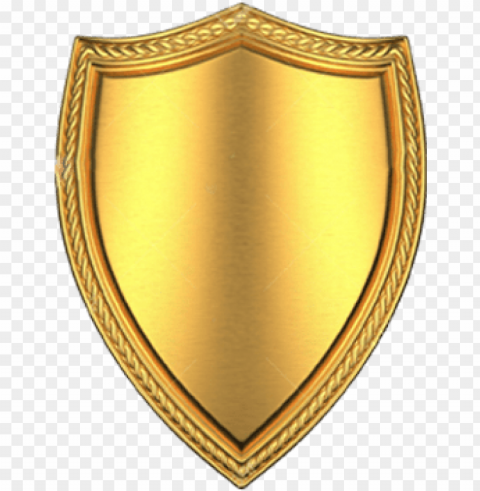 the shield spray - gold shield PNG Graphic Isolated with Transparency