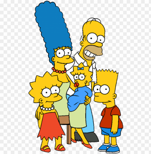 the simpsons clip art simpson - simpsons clipart Clear Background PNG Isolated Graphic Design