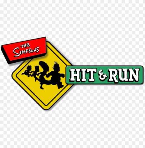 the simpsons hit and run logo - simpsons hit and run logo PNG Image with Clear Isolation