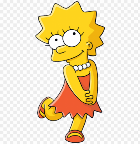 the simpsons transparent image - lisa simpso PNG files with no backdrop pack