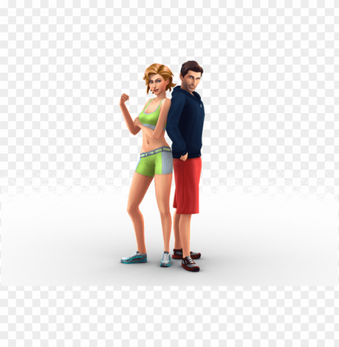 the sims - vacatio Clean Background Isolated PNG Character