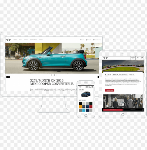 the site is continually one of the top-ranked in the - mini convertible campaign site Isolated Graphic with Clear Background PNG