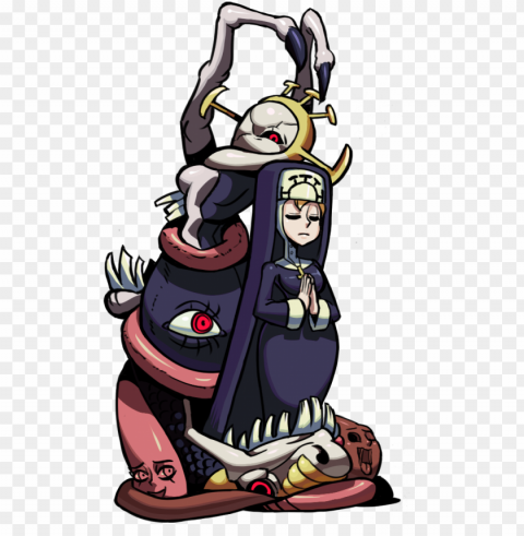 the skullgirls sprite of the day is doubles taunt PNG Image with Isolated Icon