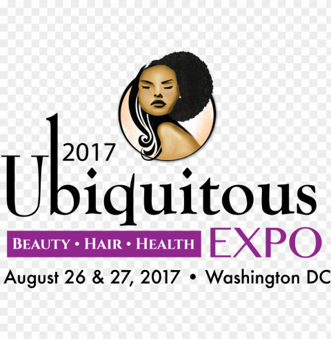 the ubiquitous beauty hair and health expo with return - ubiquitous hair expo logo HighResolution Transparent PNG Isolation PNG transparent with Clear Background ID 5009bd3b