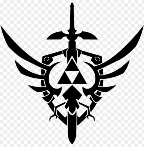 the ultimate collections of awesome triforce tattoo - legend of zelda skyward sword symbol PNG for overlays