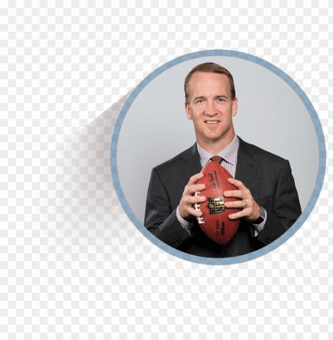 the unbearable lightness of peyton's speech - peyton manning black and white Isolated Character with Transparent Background PNG