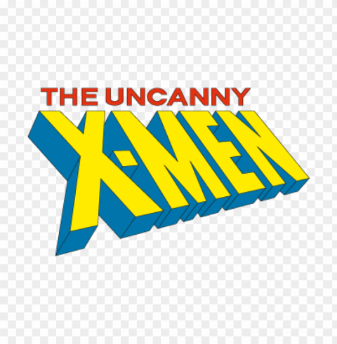the uncanny x-men vector logo free download PNG Image with Transparent Isolated Graphic Element