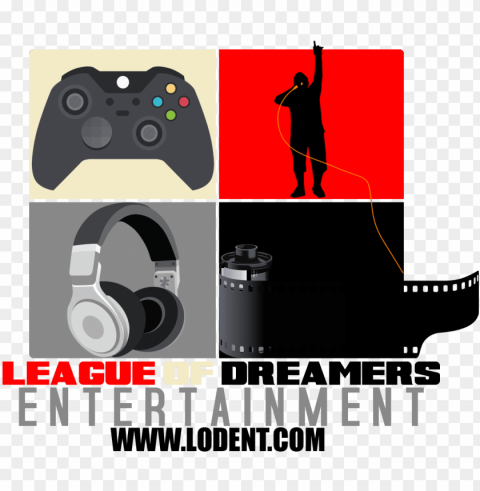 the uncut knowledge podcast dreamersleaguelogo1 - game controller Isolated Object on Clear Background PNG