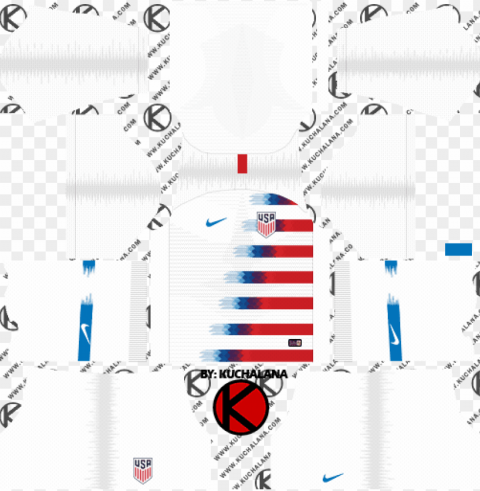 the united state usa 2018 world cup kit - kit psg dream league soccer 2019 Isolated Object in Transparent PNG Format