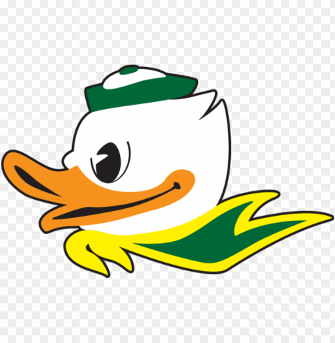 the university of oregon duck mascot by nike for the - u of o duck Isolated Graphic on Clear Transparent PNG