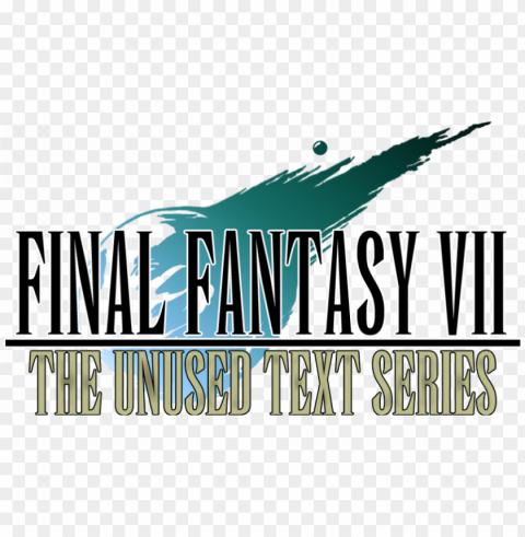 the unused text of ffvii part 7 & 8 now PNG transparent images extensive collection
