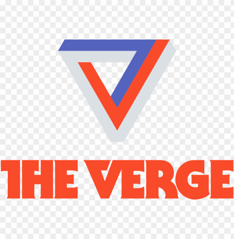 the verge logo Isolated Subject on HighQuality Transparent PNG
