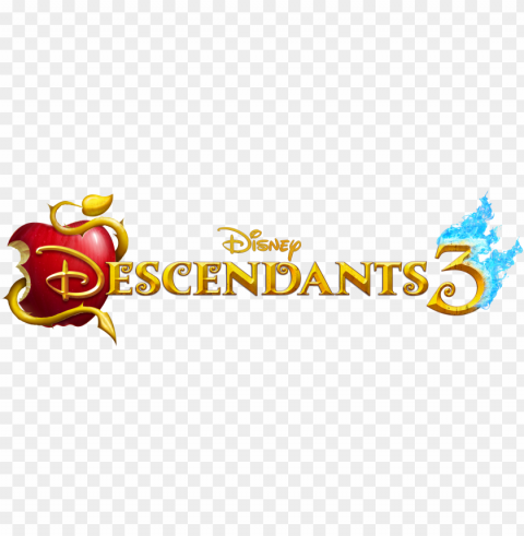 the wait is finally over for descendants 3 the next - disney descendants logo PNG transparent backgrounds