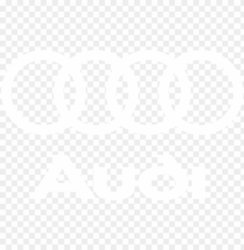 the world's finest technology companies train at linux - audi logo white PNG Image Isolated with Transparency