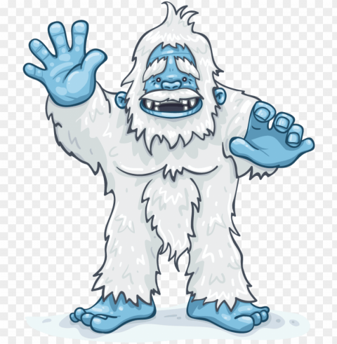 the yeti abominable snowman - yeti clipart PNG transparent images bulk