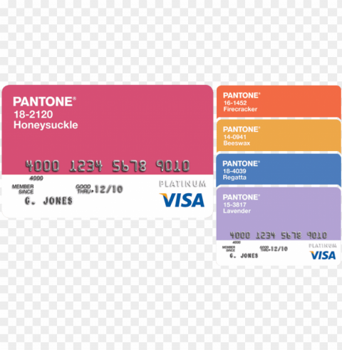 then i remembered seeing these pantone credit cards - visa logo color code Transparent PNG vectors