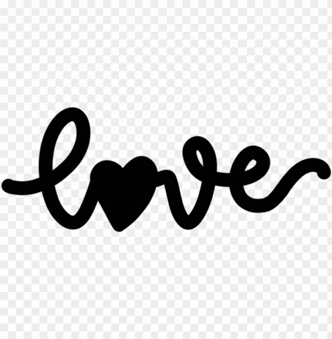 Then Youll Need To Upload It Into Your Design Software - Black And White Love Printables PNG With Transparent Bg