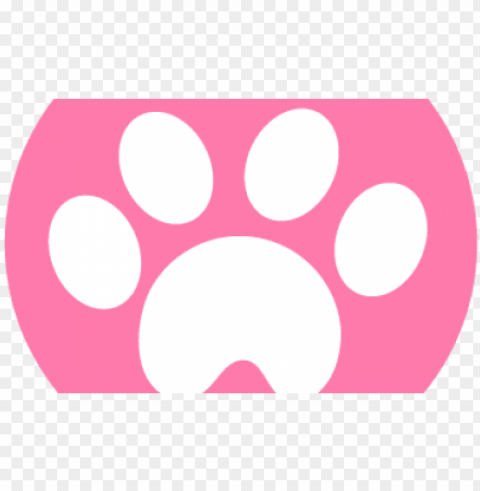 therapy dogs help cancer patients cope with tough treatments - dog paw pink PNG transparent elements complete package